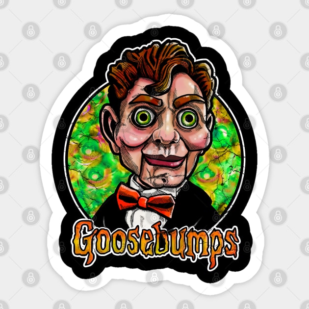 Goosebumps Slappy Sticker by Inking Imp